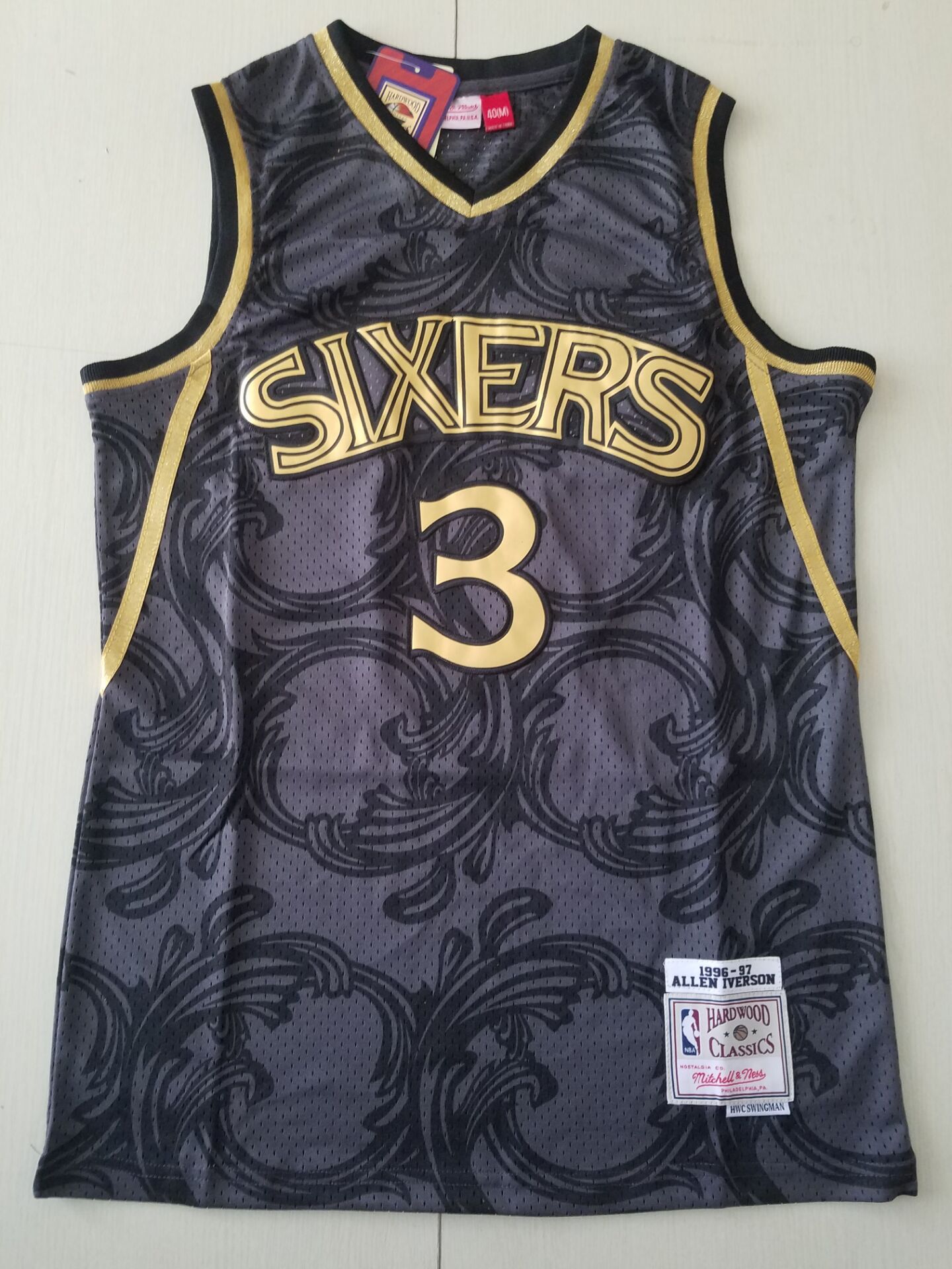 2020 Men Philadelphia 76ers #3 Iverson Black Nike limited NBA Jersey->boston celtics->NBA Jersey